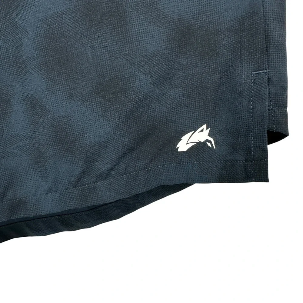 Alphalete Athletic Shorts Men's XL Black Camo Gym‎ Workout Running Performance